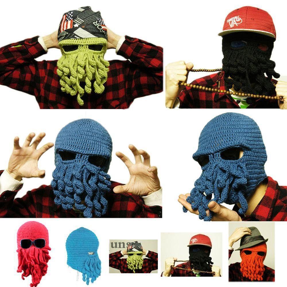 Mũ Beanie Kèm Bộ Râu Thời Trang