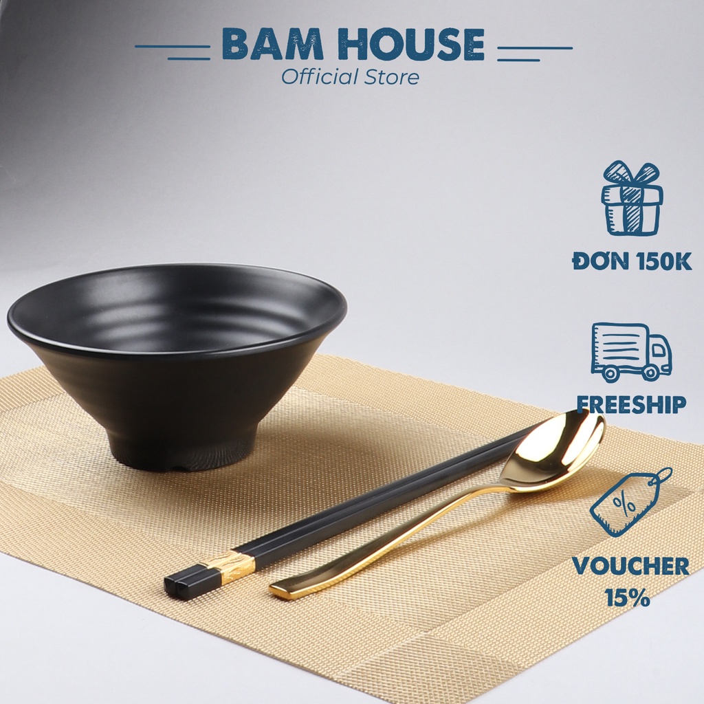 [ Loại dày ] Tấm lót bàn ăn nhà hàng thiết kế ô vuông Bam House chất liệu PVC chống trượt và chống nhăn cao cấp TLOV01