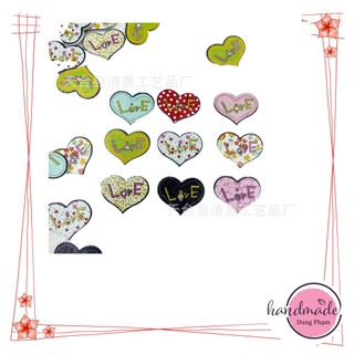 Cúc áo - Cúc nhựa trang trí Handmade - Set 4 chiếc