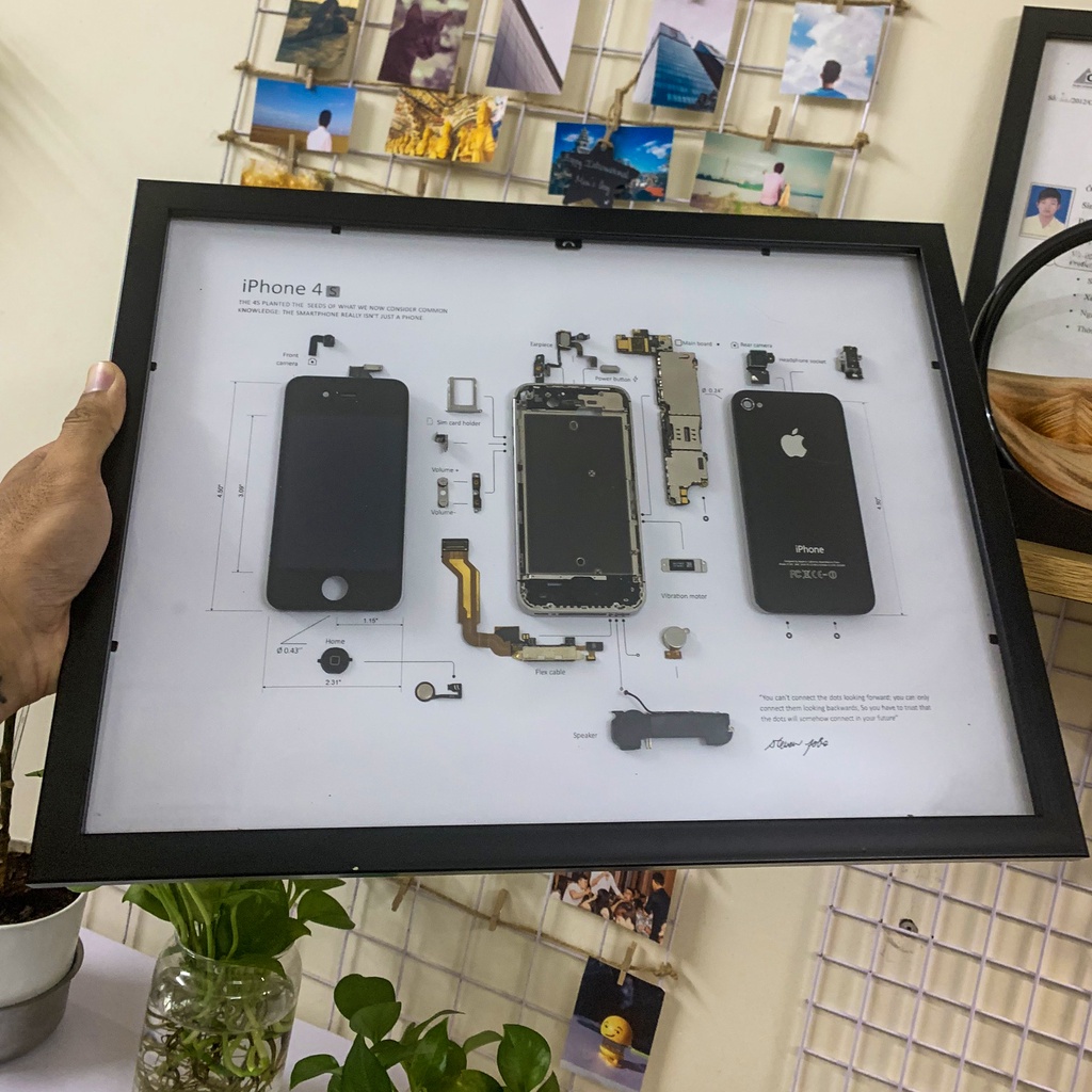 Tranh tiêu bản iPhone 4s với độ hoàn thiện cực cao