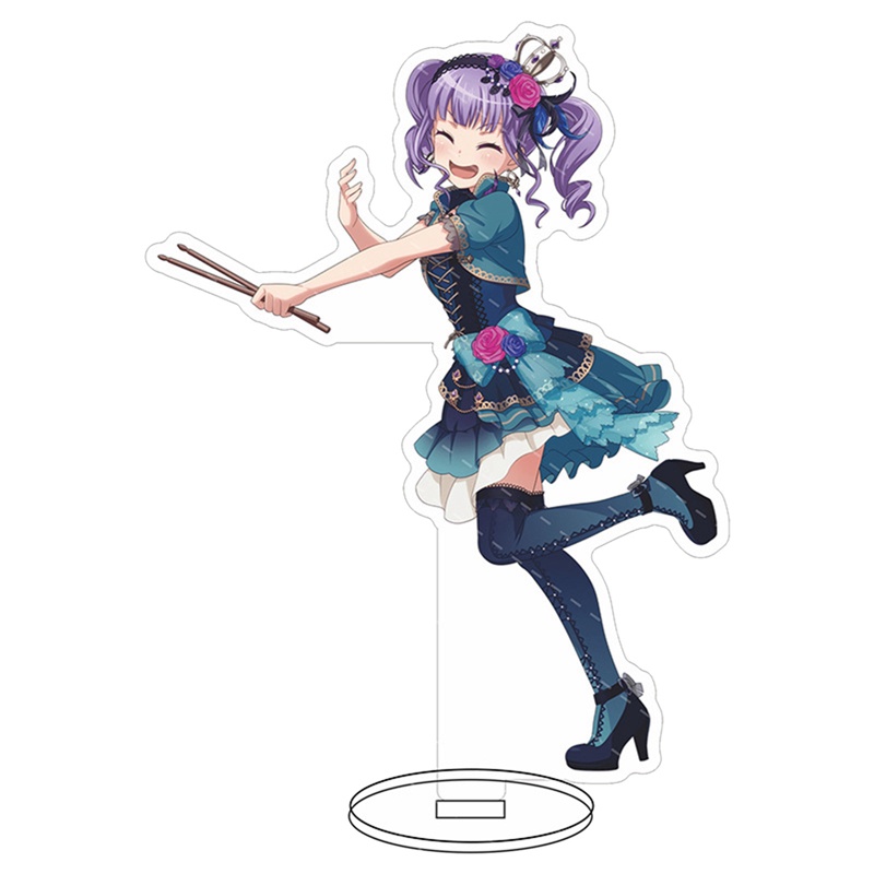 Hoa mới được đưa Bang Dream! Móc Chìa Khóa Bằng Acrylic Trong Suốt Hình Nhân Vật Anime Dễ Thương