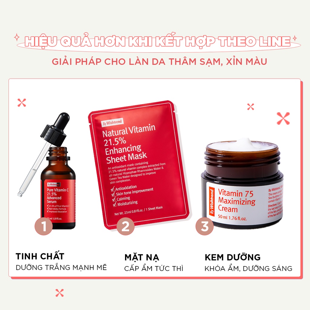 Kem dưỡng da BY WISHTREND VITAMIN 75 MAXIMIZING CREAM 50g (DATE 2025)