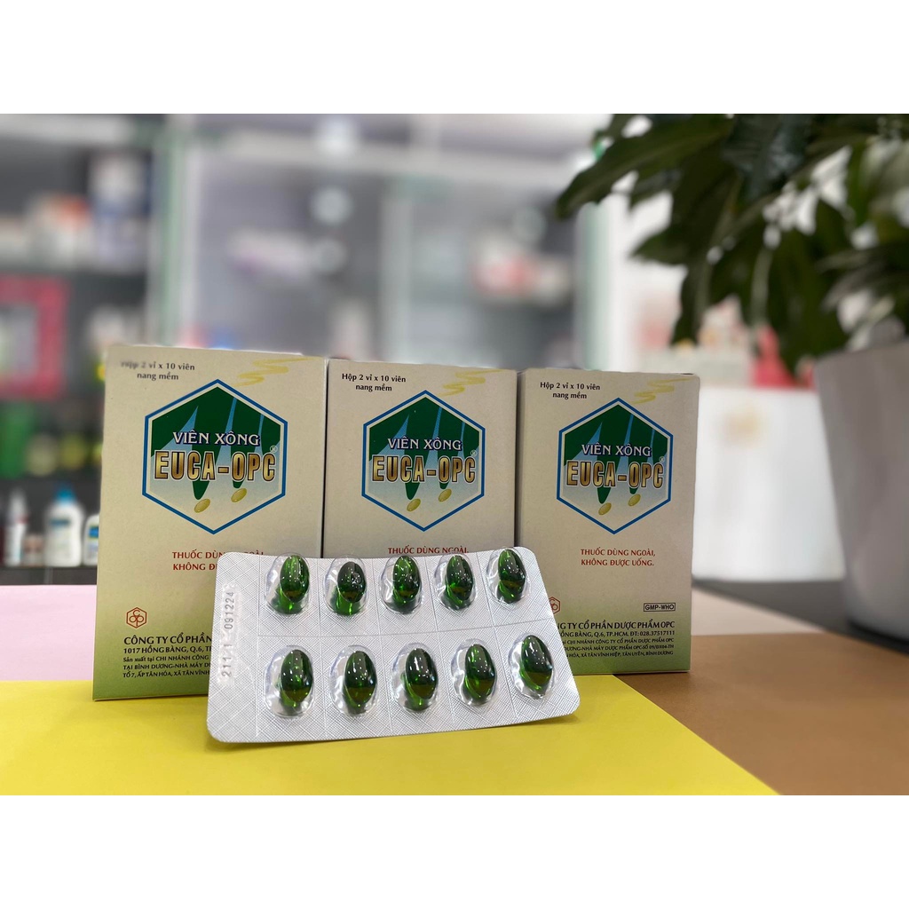 Viên Xông EUCA OPC Tiện Dụng, Dễ Dùng, Hiệu Quả