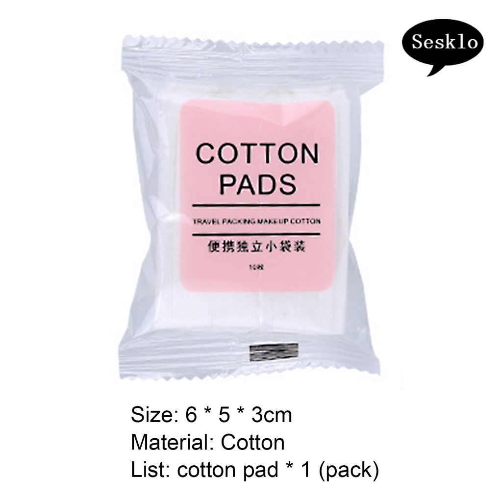 Set 10 Bông Tẩy Trang Tròn Mềm Thấm Hút Nước