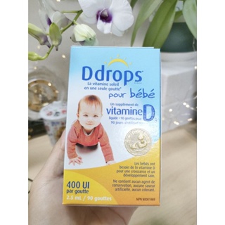 Vitamin D3 Baby Ddrops cho bé 90 giọt Canada