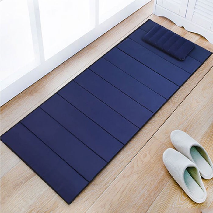 Đệm ngủ văn phòng xếp gấp gọn nhẹ, nệm gấp văn phòng 1 người nằm, nệm đệm du lịch cắm trại