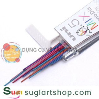 [ Sugi art shop ] [ TÂM TÂM ]-Ruột chì màu UNI NANO DIA COLOR 0.5MM-