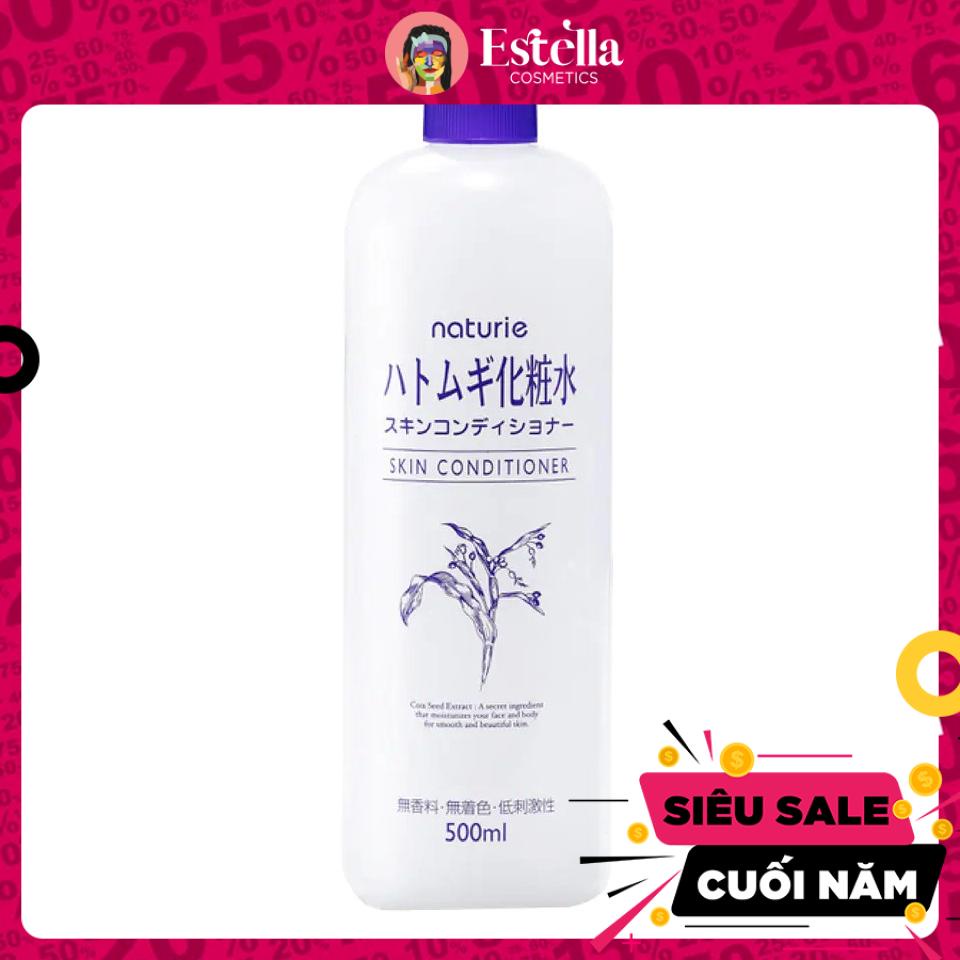 Nước Hoa Hồng Hatomugi Naturie Skin Conditioner 500ml