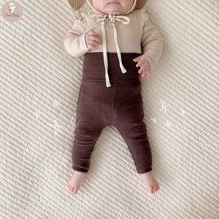 Quần tăm cạp cao cho bé