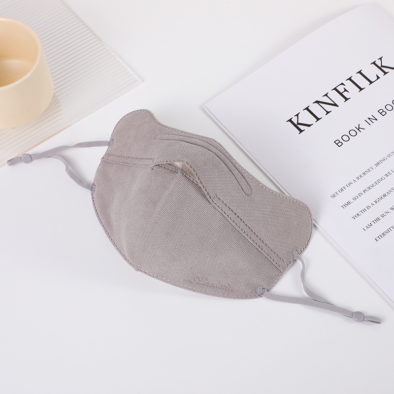 Khẩu Trang 3 Lớp Bảo Vệ Mắt Chống Bụi Chống Khói / Sương Mù Bằng Vải cotton Dày Dặn Màu Trơn Có Thể Giặt Và Tái Sử Dụng
