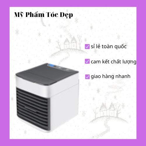 Quạt điều hòa hơi nước mini để bàn thông minh, quạt điều hòa bốn phía