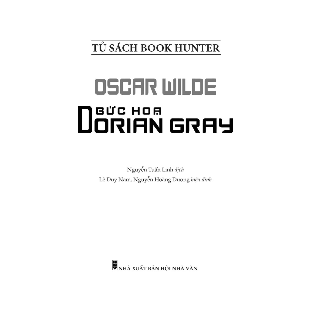 Sách- Bức Họa Dorian Gray - Oscar Wilde