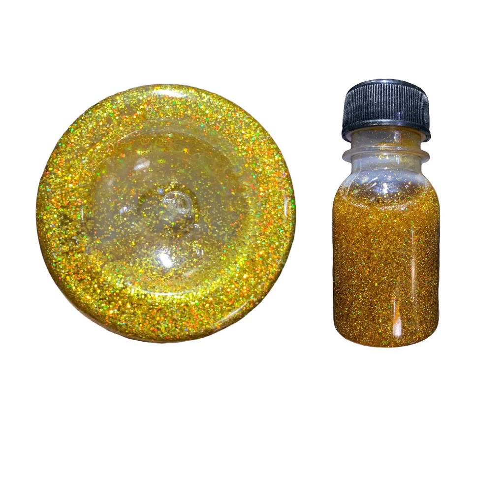 50g Sơn bóng Kim Tuyến Flakes 0.2mm Vàng 24k ánh chiếu bảy màu (B1K-200-1)