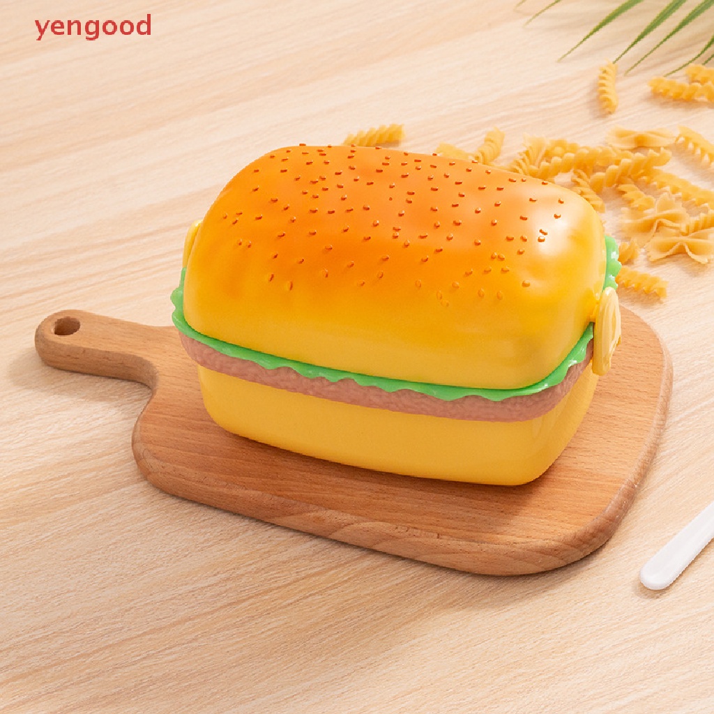 Hộp cơm Hình Hamburger Sáng Tạo