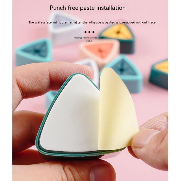 Giá Treo Khăn Gắn Tường Không Cần Khoan Lỗ Hình Trái Tim Sáng Tạo Cho Phòng Tắm / Nhà Bếp