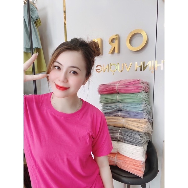 ÁO THUN GIẤY CỔ TRÒN