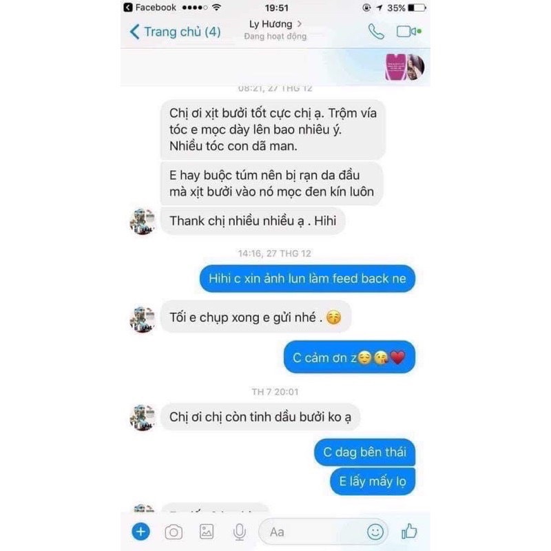 XỊT MỌC TÓC BƯỞI CHANH THÁI LAN