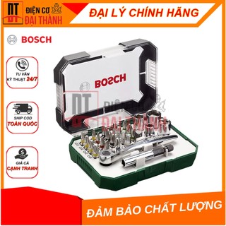Bộ dụng cụ mở ốc vít 26 chi tiết bosch 2607017322