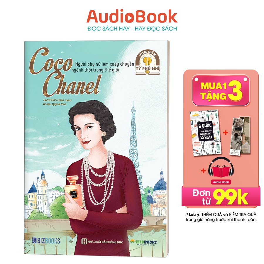 Coco Chanel: Người phụ nữ làm xoay chuyển ngành thời trang thế giới - Bộ sách ươm mầm tỷ phú nhí Bizbooks