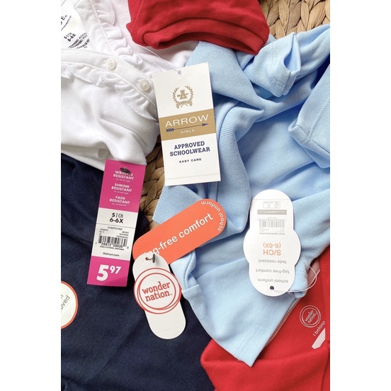 Áo polo bé gái size đại xuất dư xịn đét.