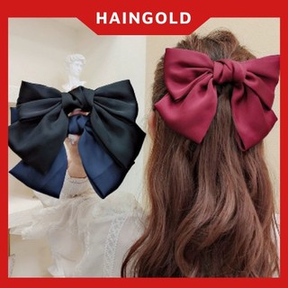 Kẹp tóc nơ lụa Hàn Quốc cho nữ bản đẹp xịn