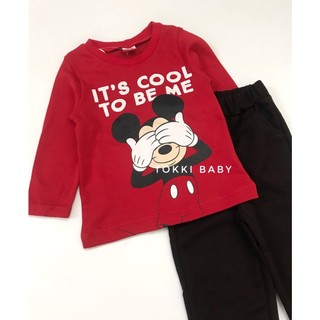 Bộ thu đông Mickey đỏ cho bé BMJ006