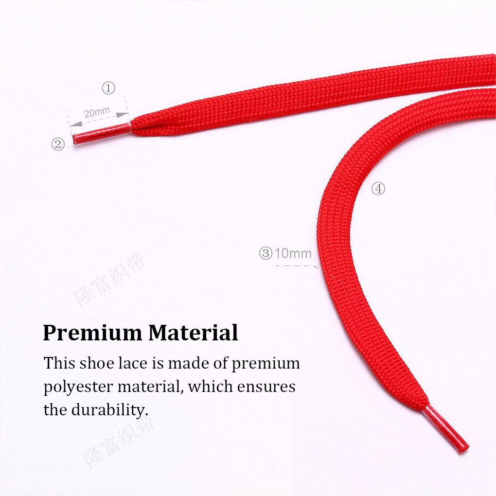 Dây Giày Chạy Bộ Dệt Kim Bản Rộng Chống Trượt Thay Thế Thông Dụng Nhiều Màu Sắc