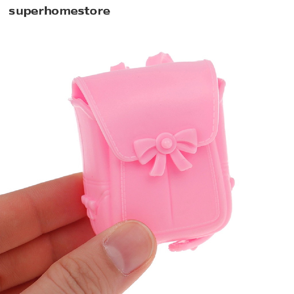 Superhomestore Túi Đi Học Bằng PVC Có Thể Tháo Rời Và Tháo Rời Cho Búp Bê Mầm Non UYI
