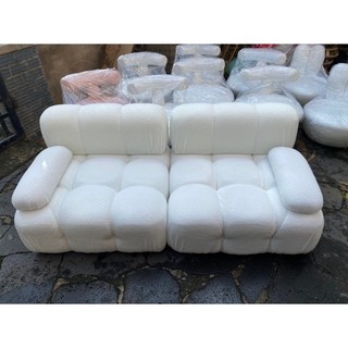 Ghế sofa lông cừu - ghế sofa vuông