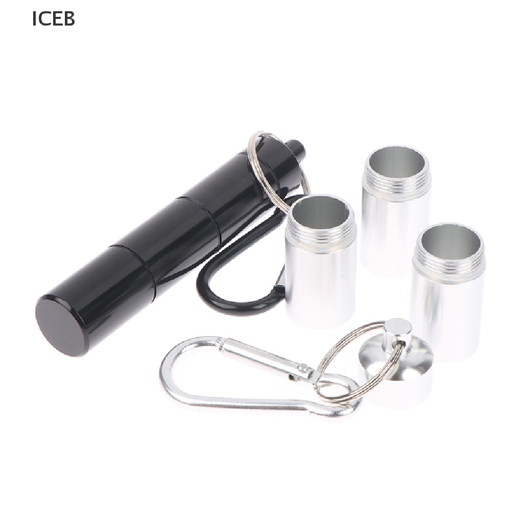 Ic Móc Khóa Hộp Đựng Thuốc Mini Bỏ Túi Bằng Kim Loại Cho Du Lịch my