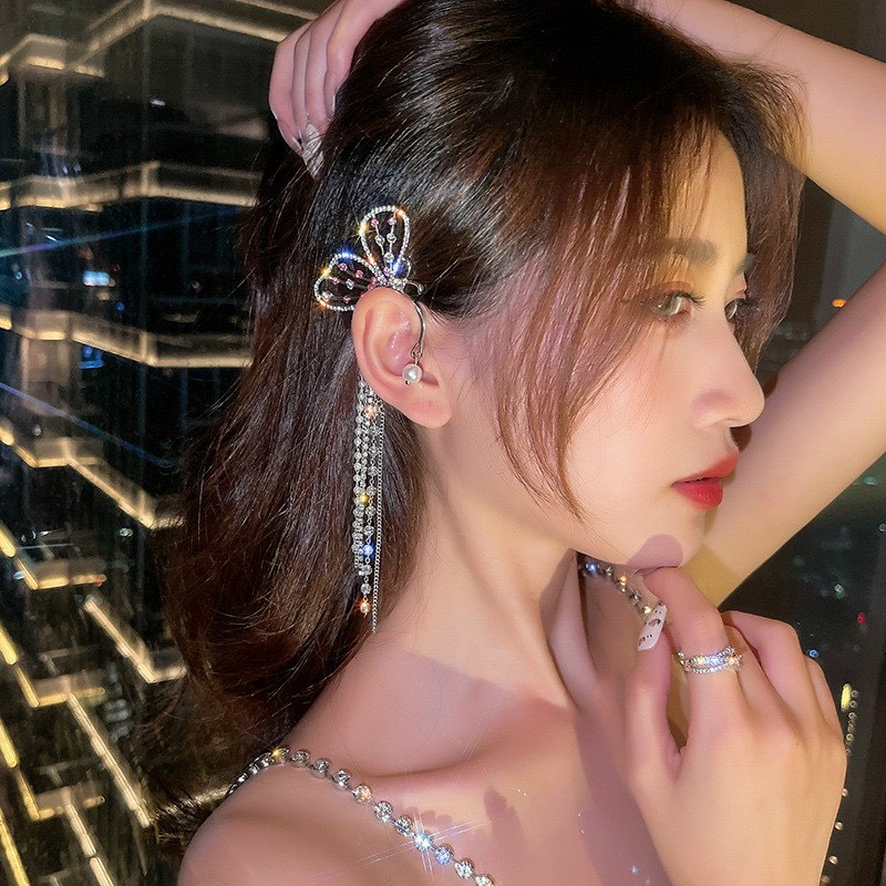 Bông tai thời trang nữ cánh phi vành tai BTAA444
