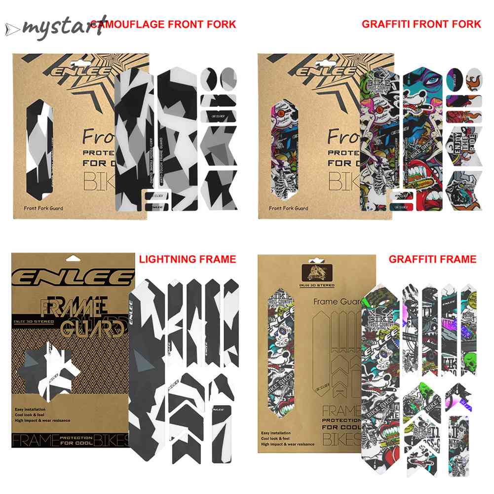 Miếng Dán Bảo Vệ Phuộc Trước Xe Đạp Leo Núi Hình 3D