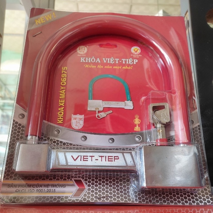 KHÓA XE ĐẠP, XE MÁY, KHÓA CỔNG CHỮ U VIỆT TIỆP 06975