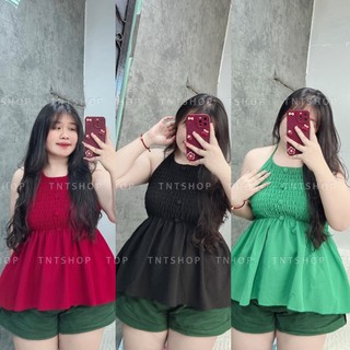 Áo nút bọc cổ yếm