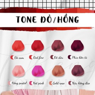 Thuốc nhuộm tóc Hồng khói + tặng oxy trợ nhuộm|Judyhairs