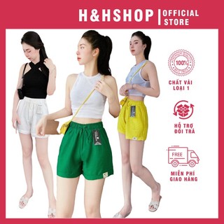 Quần đùi nữ gập gấu, chất lụa siêu mát thấm hút mồ hôi, nhiều màu, freesize từ 50-65 kg - Xưởng may Duyệt Hà