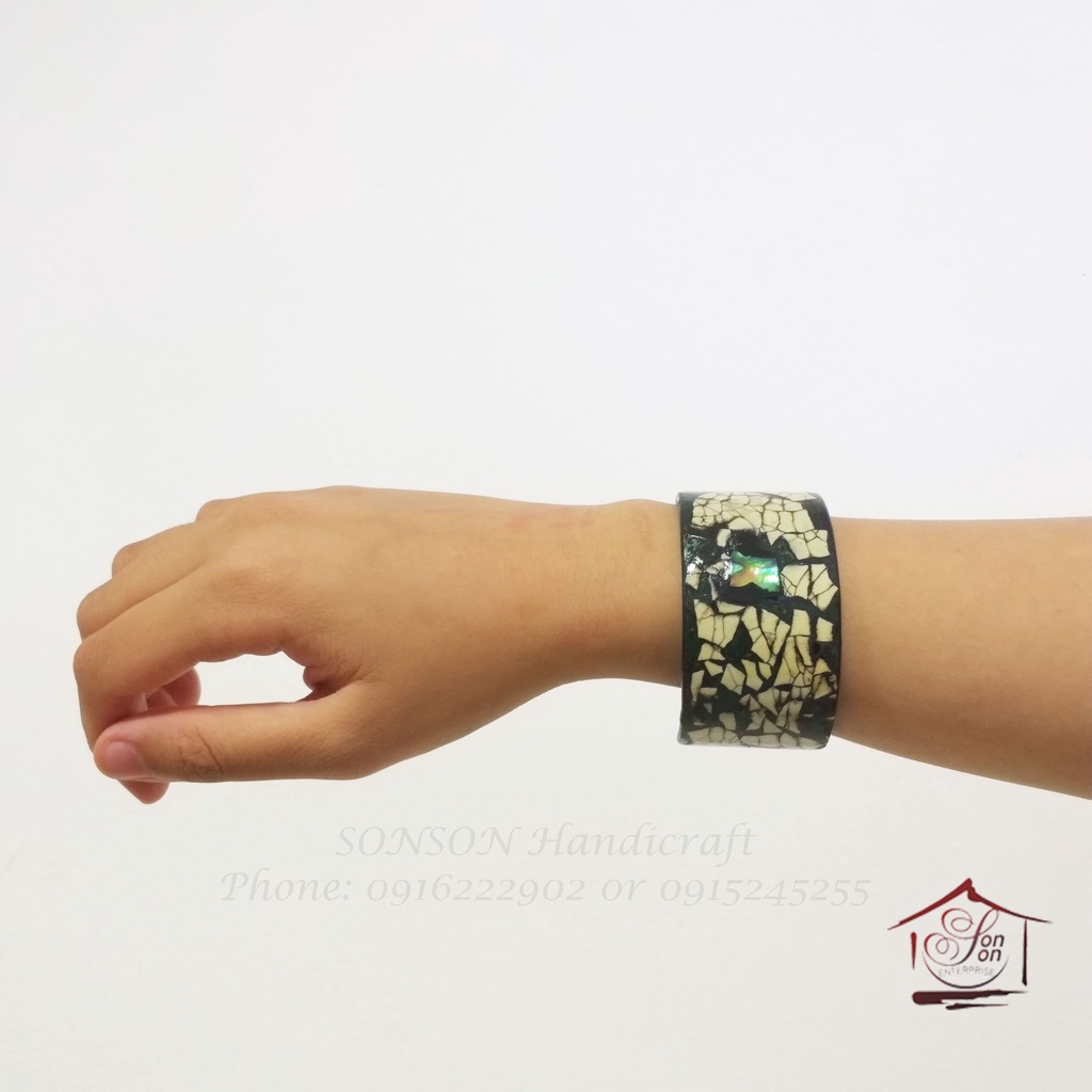 Vòng Tay Nữ Sơn Mài Thủ Công Cao Cấp Phong Cách Bohemian