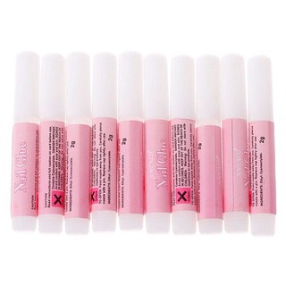 Keo dán móng mini set 10 chai nail box