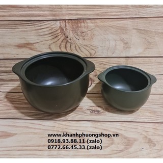 nồi đát kho thịt sứ Minh Long - nồi đất kho thịt