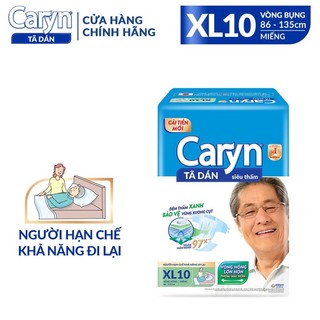 Tã Dán Siêu Thấm Caryn Size M / L / XL 10 Miếng