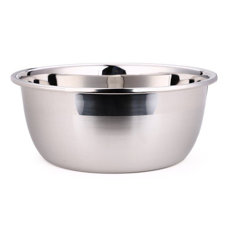 Thau chậu inox 304 sâu lòng cỡ lớn 40cm, Âu inox nhập khẩu rất đẹp và bền