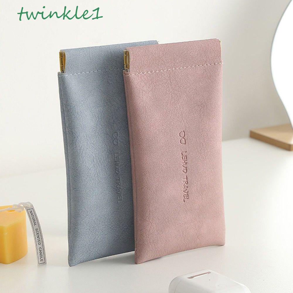 Túi Da PU Lấp Lánh Chống Thấm Nước Đựng Mắt Kính Tiện Dụng Cho Nam Và Nữ