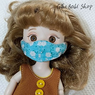 Khẩu trang vải dành cho búp bê, đủ size