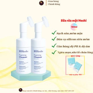 Sữa rửa mặt HESHI, sữa rửa mặt dịu nhẹ làm sạch sâu Foaming Cleanser