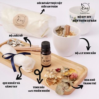 Bộ Kit Tự Làm Nến Thơm, Handmades Candles, Nến Thơm Thư Giãn