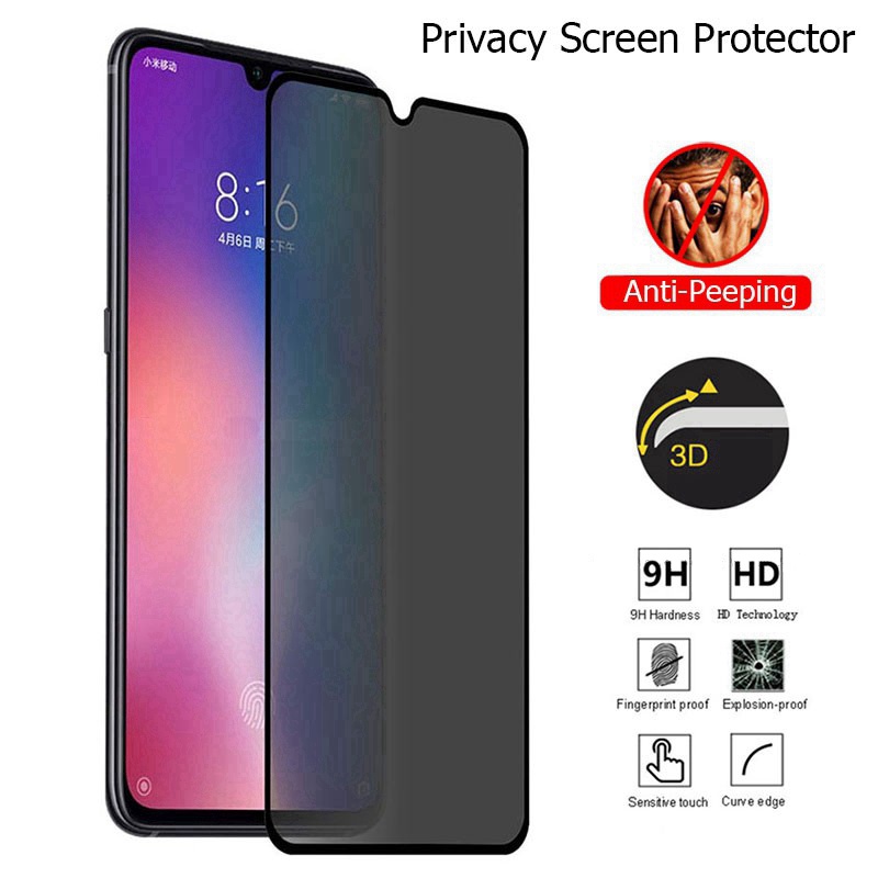 Kính Cường Lực Chống Nhìn Trộm Cho Huawei Y9Prime YMAX Y7Pro Y6S Y6Pro Y6 Y7 Y9 Prime Pro 2019 Honor 7X 8X Y MAX Play 8XMAX