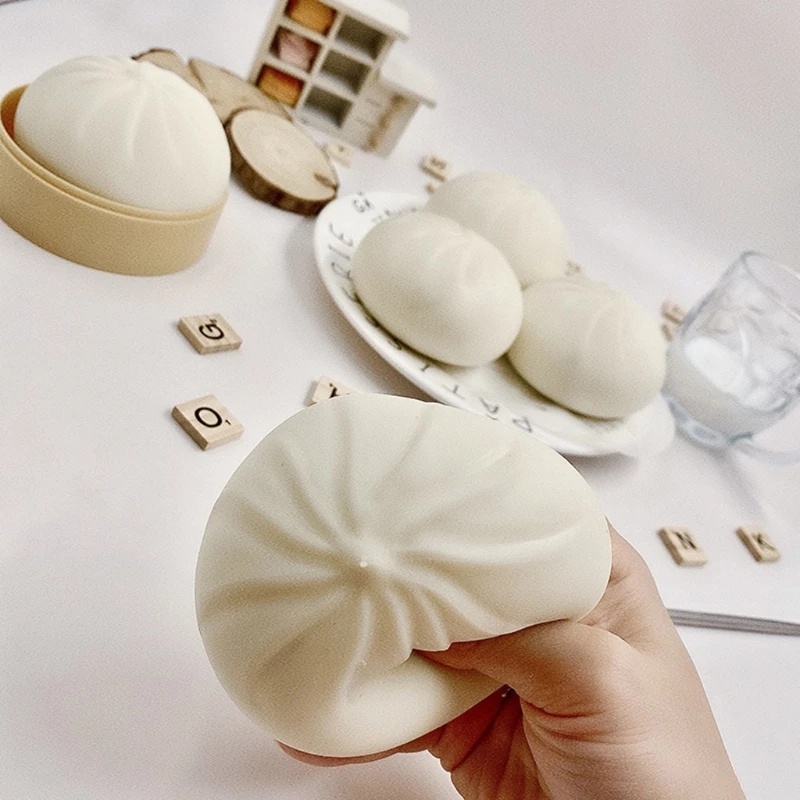 Đồ Chơi Giảm Stress Squishy Mochi Mô Hình Bóp Nén Mềm Dẻo Vận Động Giúp Giải Toả Căng Thẳng Mèo Mập Bánh Bao Heo Hồng