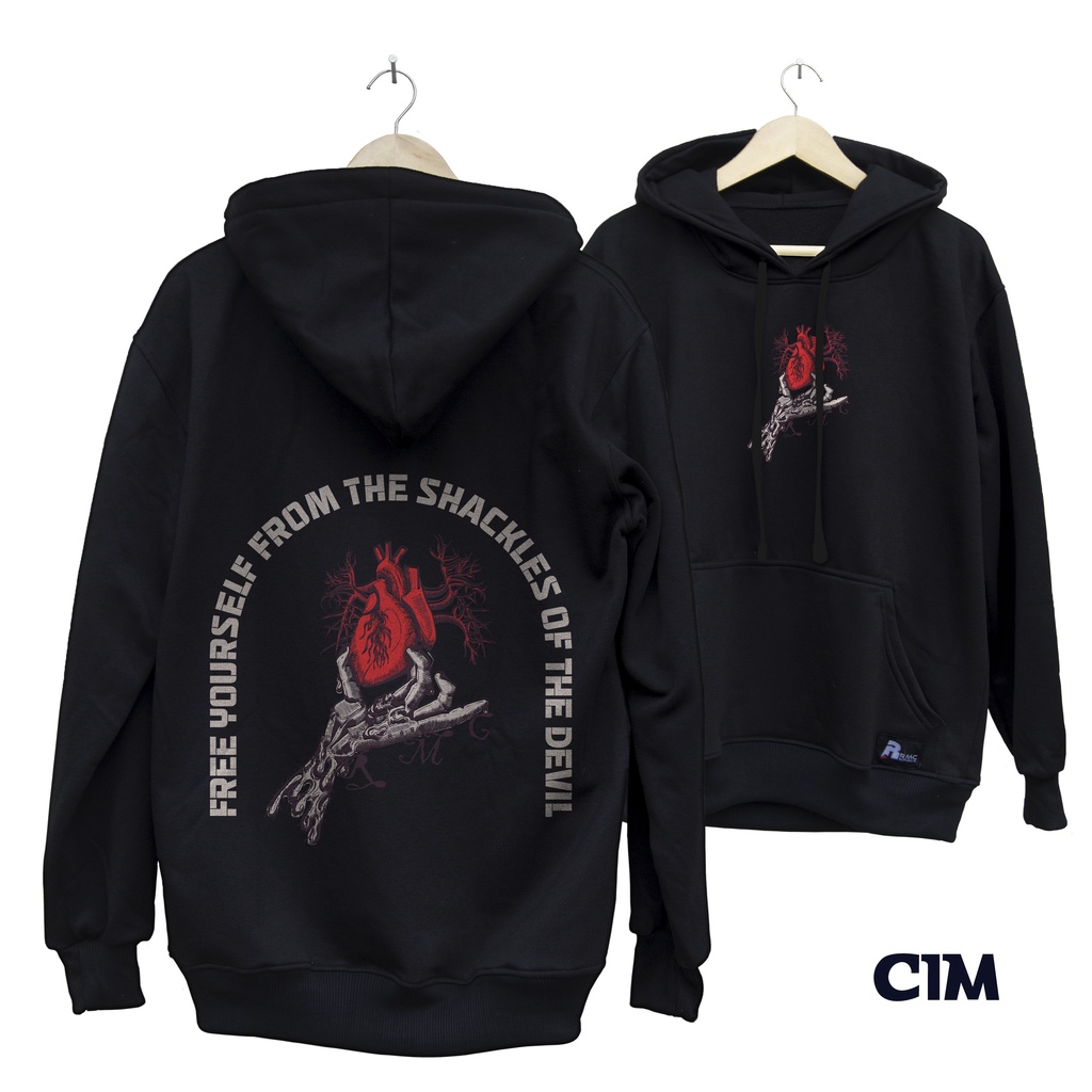 Áo Khoác HOODIE unisex Cỡ Lớn Họa Tiết Ác Quỷ Mẫu Mới Cho Cặp Đôi Size S M L XL 2XL 3XL 4XL 5XL