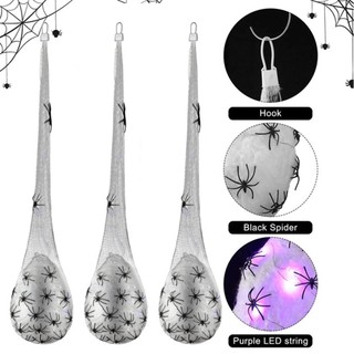 Mạng Nhện Phát Sáng Treo Trang Trí Halloween