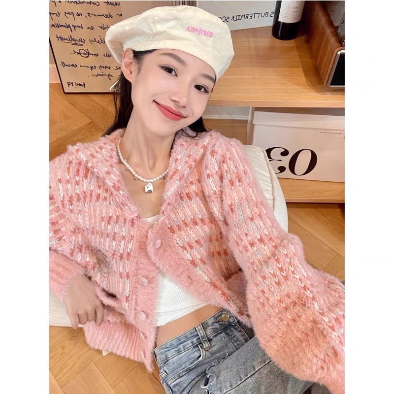 Áo khoác len lông siêu hot 2022